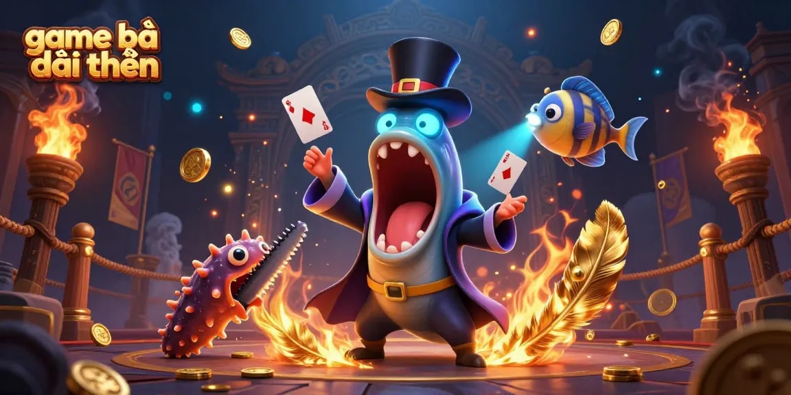 Experience game bài đổi thưởng excitement with a unique magic act under the sea!