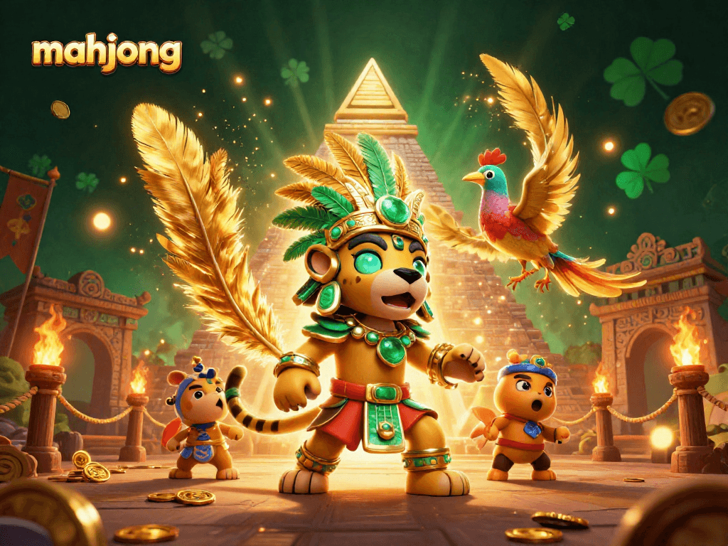 Engage in popular mahjong actions with vibrant casino-themed illustration featuring dynamic gaming elements.