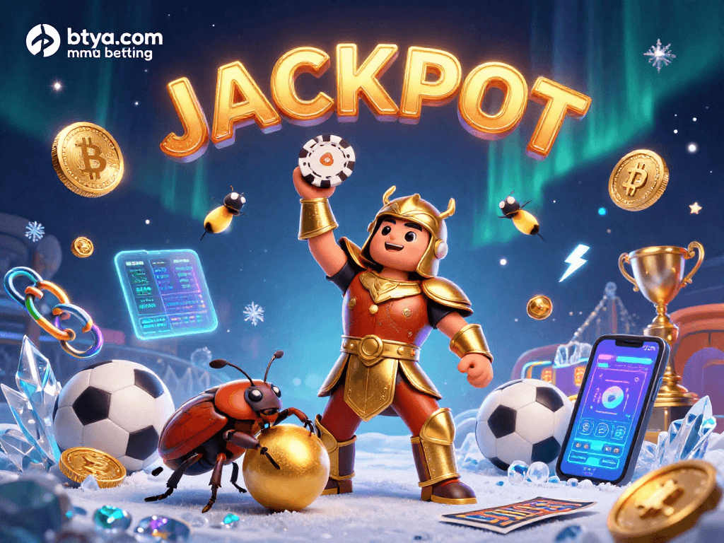 Experience thrilling action with betya.com mma betting featuring a victorious beetle in a dynamic sports scene.