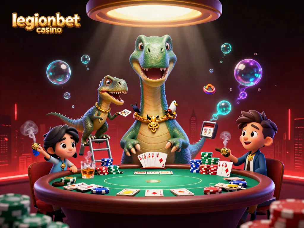 Experience exciting gameplay at legionbet casino with dynamic poker action and vibrant 3D characters.