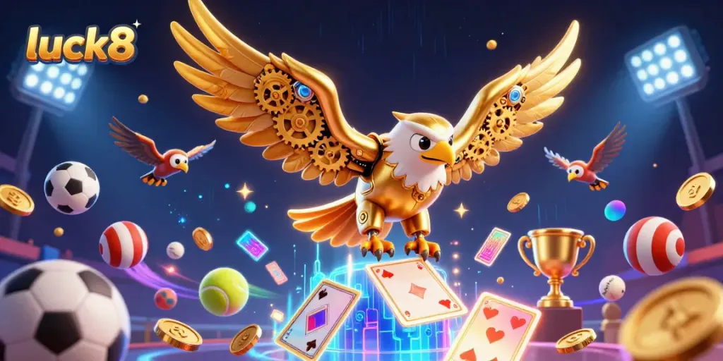 Experience winning moments at luck8 with immersive casino elements in a vibrant digital landscape