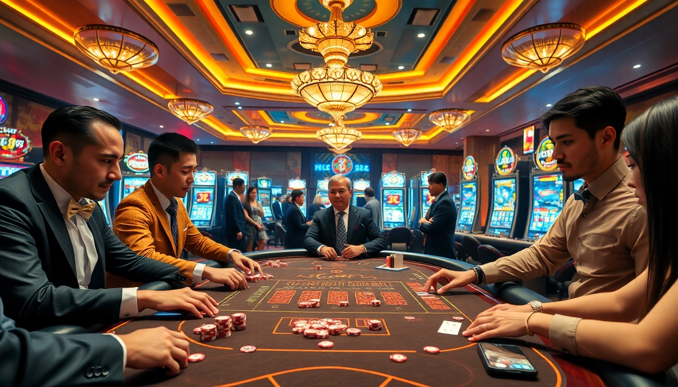 Experience the thrill of Lu 88 at a luxury casino gaming table full of poker chips and cards.