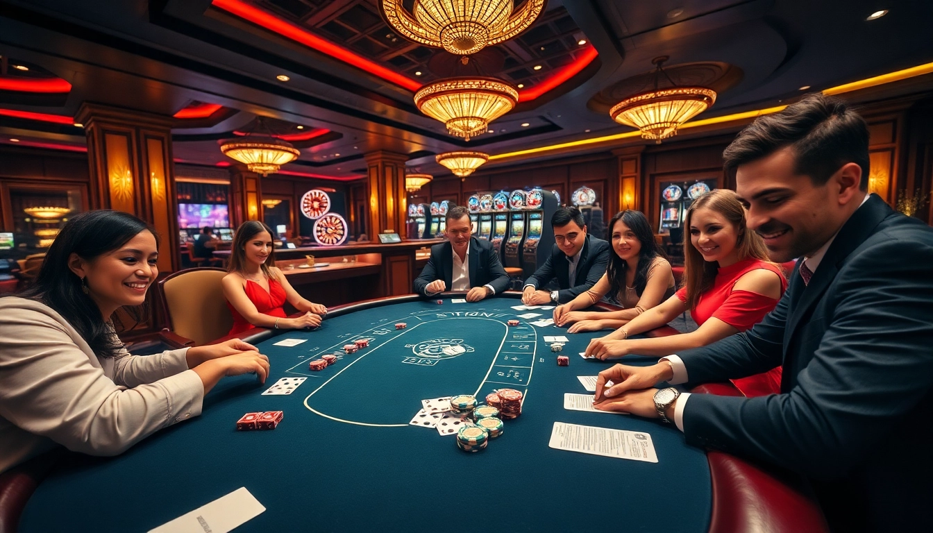 Experience thrilling gameplay at mb66.nyc with vibrant casino action featuring poker chips and cards.