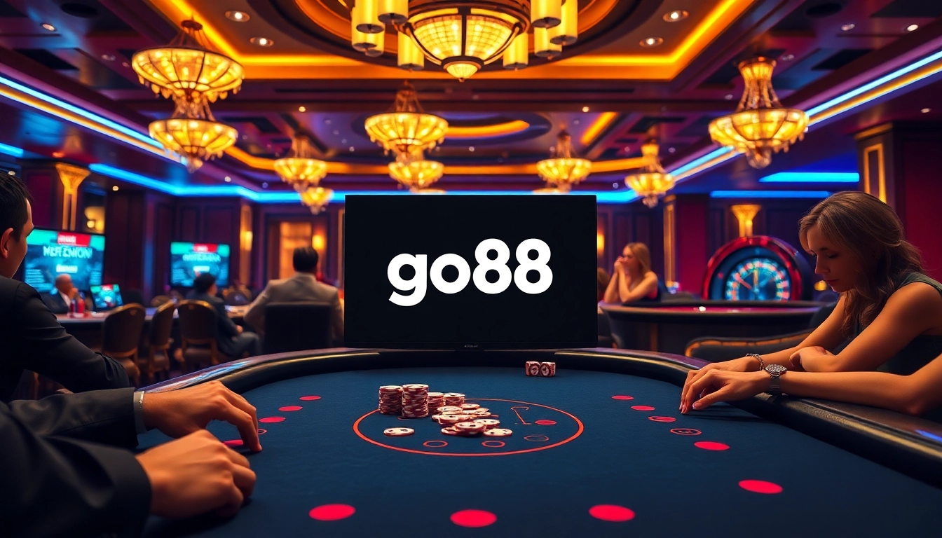 Experience the thrill of gaming at go88 with exciting casino elements and vibrant atmosphere.