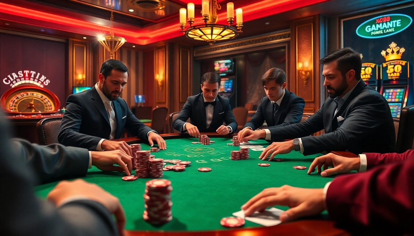 X88.law elevates excitement at a high-stakes poker table, showcasing luxury and thrilling gameplay.