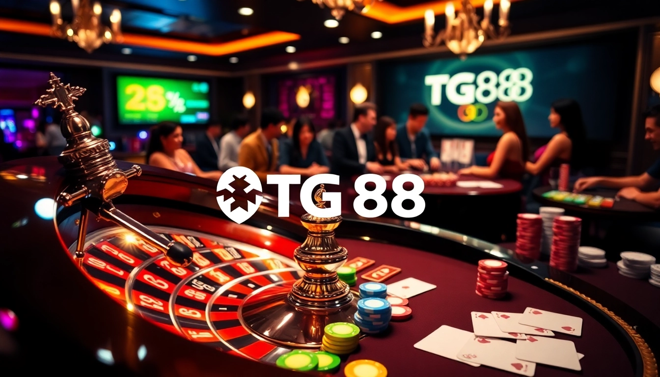Experience thrilling moments at https://tg88.to/ with engaging casino games and vibrant roulette tables.