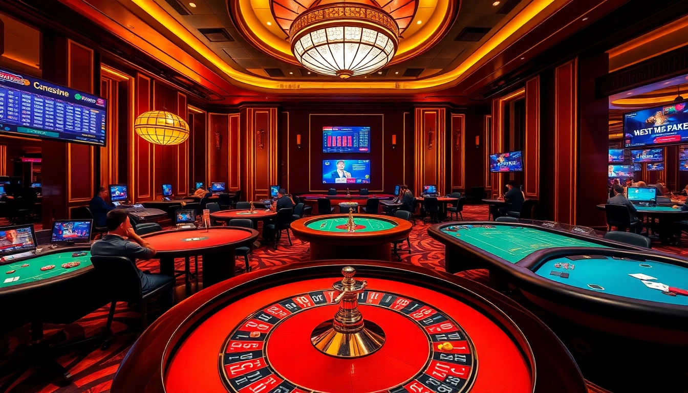Experience thrilling gaming action at https://188v.today/ with vibrant casino tables and professional players.