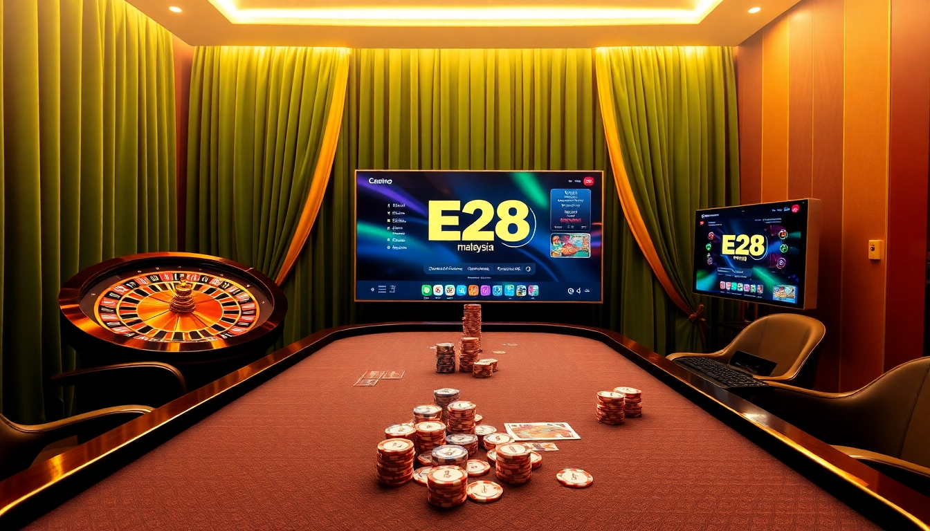 Engaging game setup showcasing e28 malaysia's premium online casino experience.