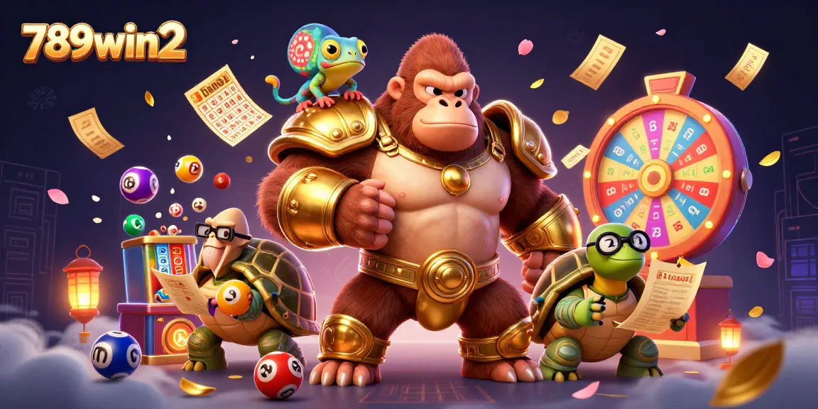 Engage with 789win2 as the gorilla king, chameleon, and tortoise unveil thrilling jackpot games.