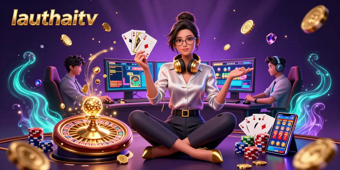 Engage with lauthaitv's immersive casino scene featuring dynamic gaming elements.