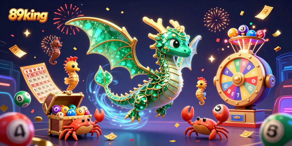 Win big at 89king with vibrant lottery games amidst a magical sea dragon adventure.
