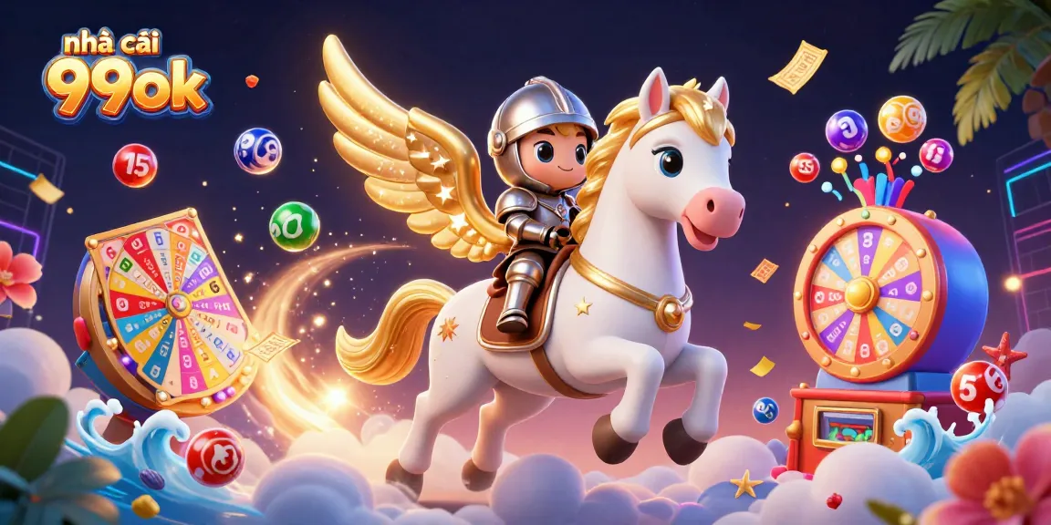 Win big with nhà cái 99ok in this vibrant, dynamic 3D casino illustration featuring excitement and fun elements.