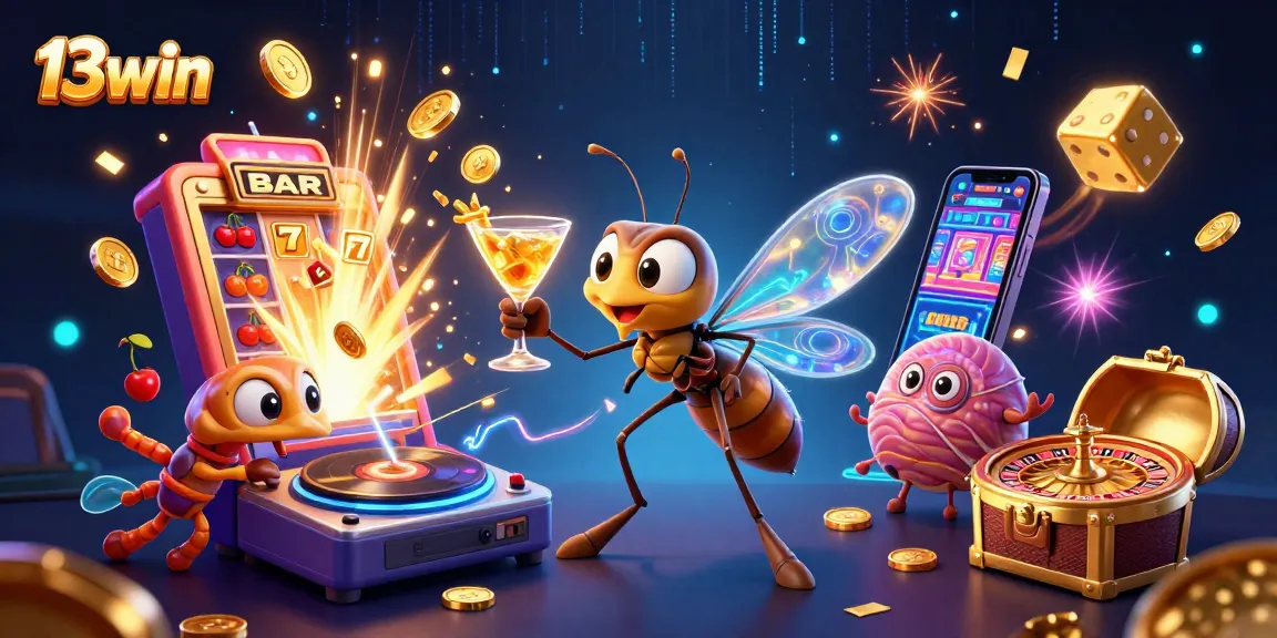 Experience thrilling moments at 13win with dynamic 3D casino characters and vibrant gaming elements.