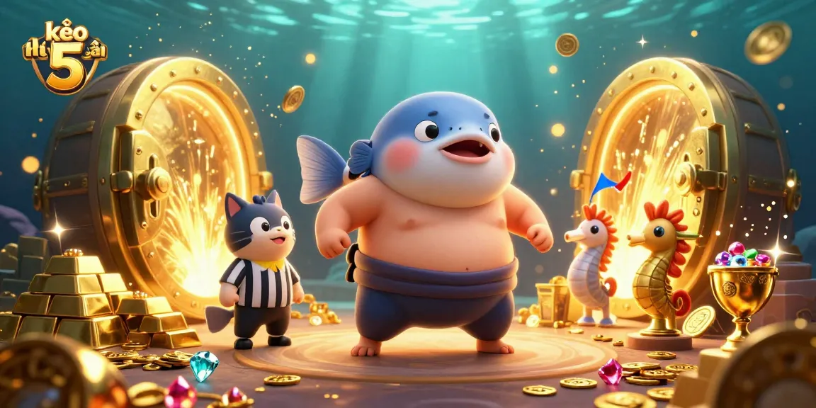 Experience excitement with kèo nhà cái 5 as the fugu blowfish engages in thrilling underwater betting!