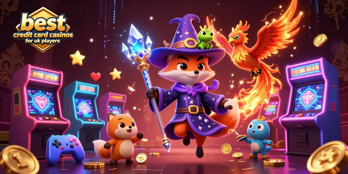 Engage with the best credit card casinos for UK players featuring vibrant characters and immersive gaming elements.