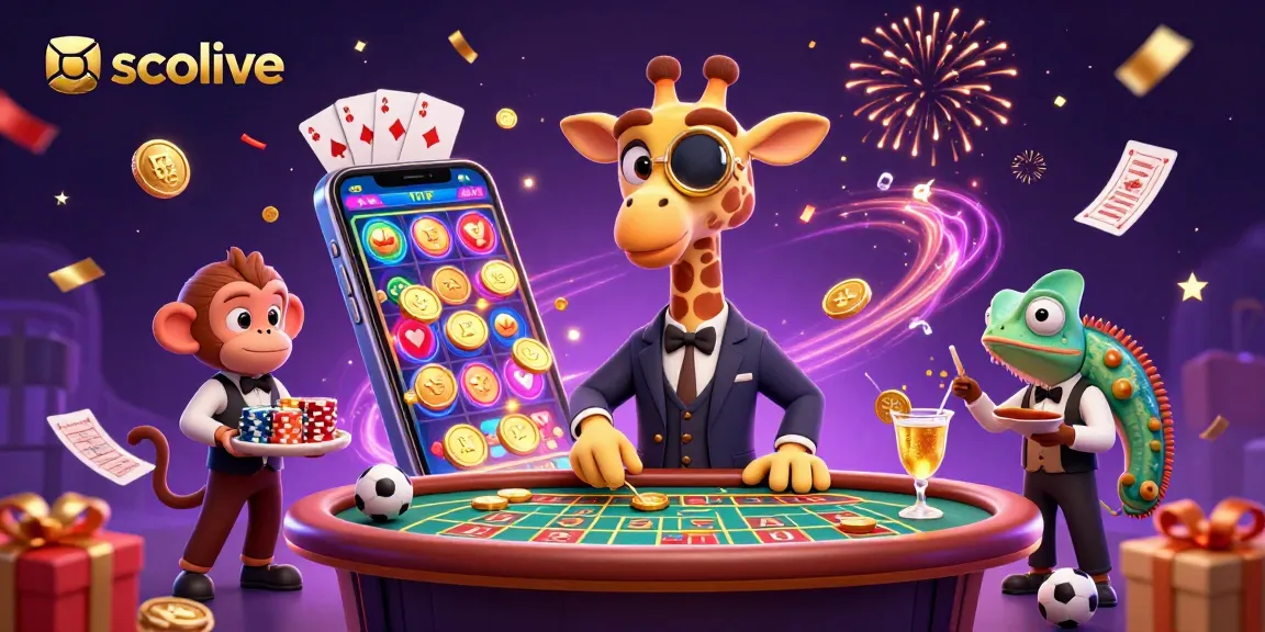 Socolive offers a thrilling sports betting experience, showcasing a vibrant and dynamic casino environment.