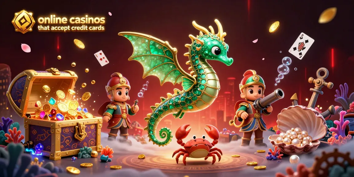 Engage at online casinos that accept credit cards with vibrant scenes of gaming excitement.