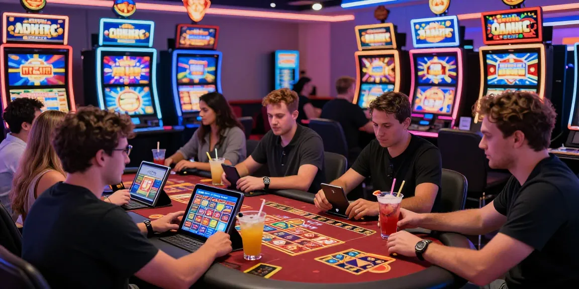Players enjoying various games at casinos not registered on GamStop, highlighting excitement and fun.