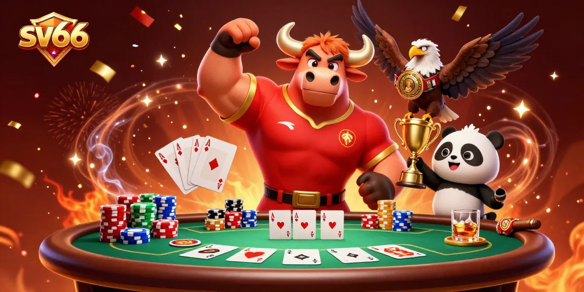 Experience the thrilling world of sv66 casino with dynamic characters and rich gaming elements in this vibrant illustration.
