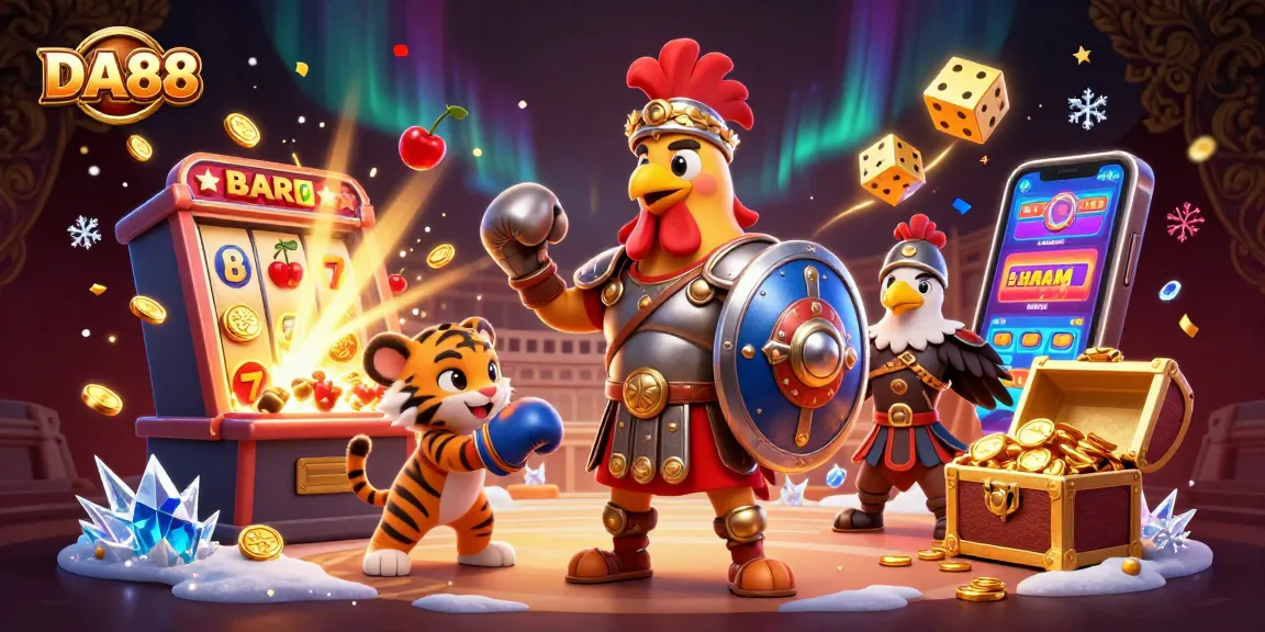 Experience DA88's exciting casino atmosphere with a dynamic scene of gambling fun.