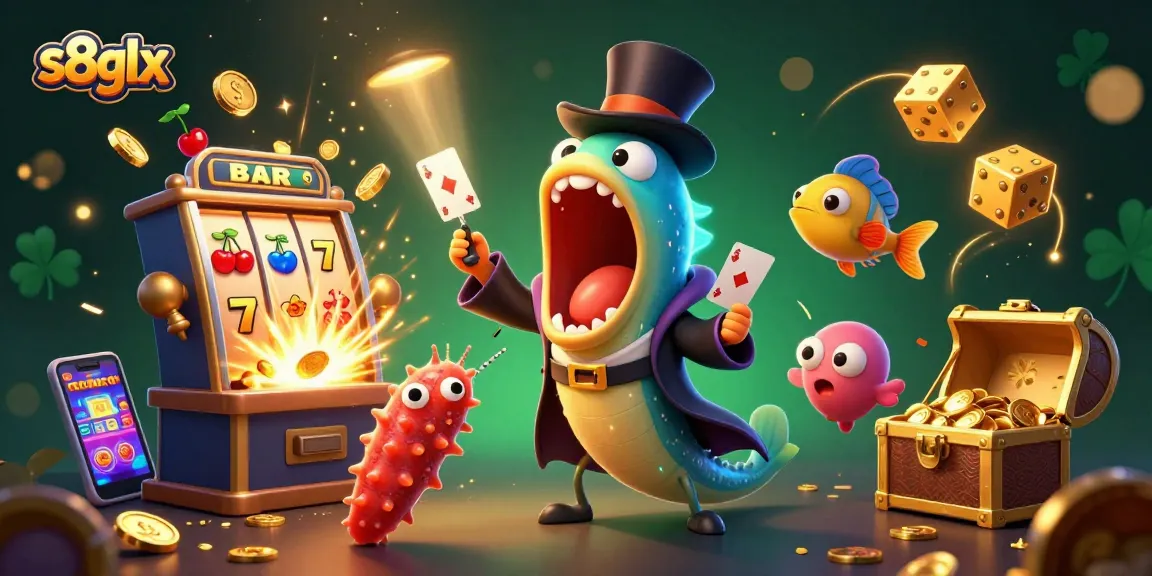 Experience thrilling victories at s8glx with engaging casino games in a vibrant deep-sea setting.